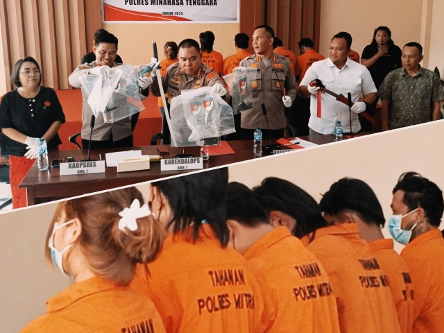 Kapolres Mitra Buka Suara: Dua Tersangka Pembawa Sajam Ternyata Bukan Warga Lokal
