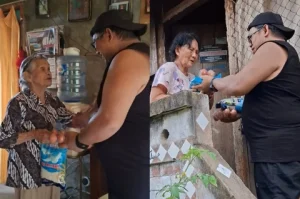 Natal Tak Sekadar Perayaan, Keluarga Jurnalis ini Pilih Berbagi Rejeki di Kampung Halaman