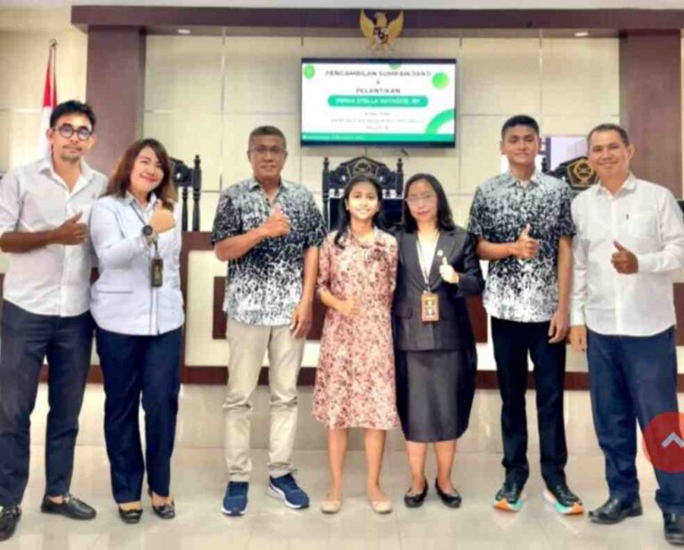 Proses Pelantikan Di Pimpin Langsung Oleh Ketua Pengadilan Negeri Kotamobagu