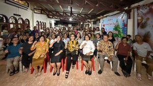 Di GMIM Berhikmat Karombasan, Maya Rumantir Ajak Jemaat Jaga Nilai Kebangsaan