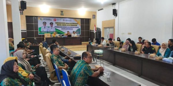 Bappelitbangda Kotamobagu Sosialisikan Peningkatan SDM