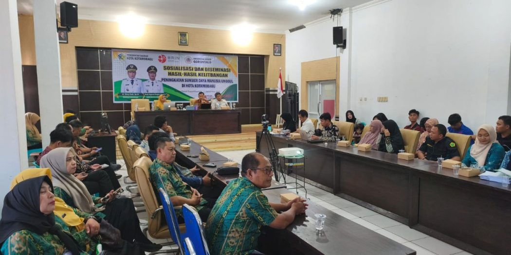 Bappelitbangda Kotamobagu Sosialisikan Peningkatan SDM