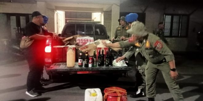 Satpol Pp Kota Kotamobagu Menindaklanjuti Razia Minuman Beralkohol