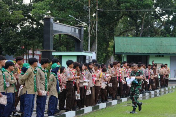 Komandan Kodim 1303/Mengapresiasi Tingginya Minat Pelajar Mengikuti Persami KKRI