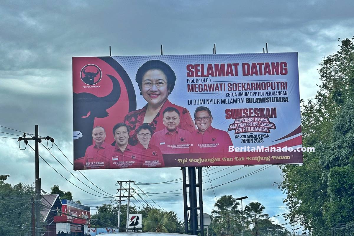 Megawati Dijadwalkan Hadir, PDIP Sulut Gelar Konferda Serentak di Minahasa