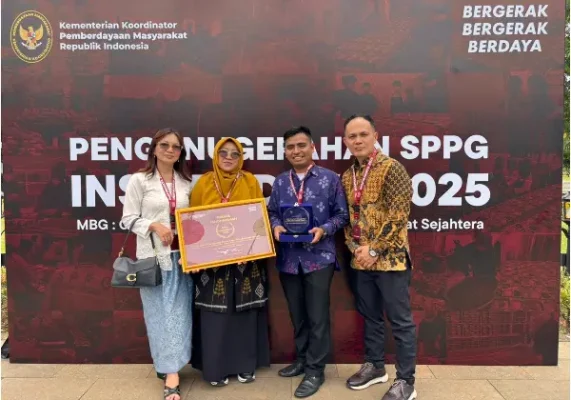 Yayasan Berkat Gemilang Nusantara Antar SPPG Palu Tatanga Nunu Raih Penghargaan Nasional 2025