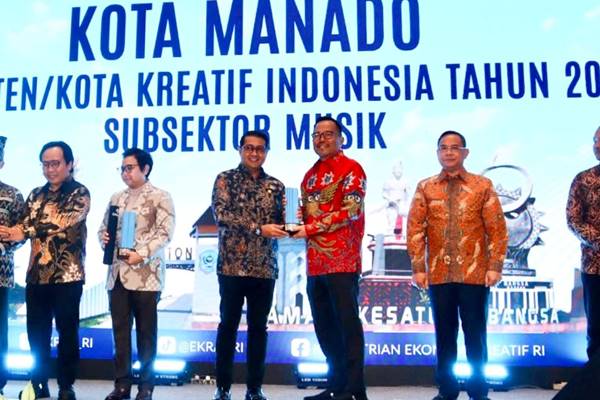 Manado Resmi Jadi Kota Kreatif Indonesia 2025, Kepemimpinan Andrei Angouw–Richard Sualang Tuai Apresiasi Nasional