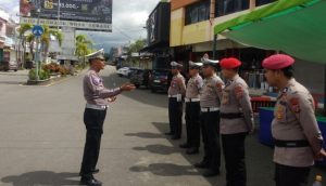 Polres Kotamobagu Kerahkan Personil di Sejumlah Pos Pengamanan,Guna Menjaga Keamanan Jelang NATARU Nanti