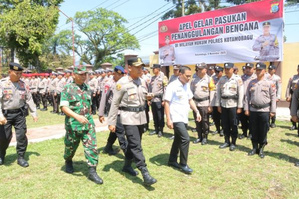 Walikota Kotamobagu Hadiri Apel Gelar Pasukan Penanggulagan Bencana 10 Walikota Kotamobagu Hadiri Apel Gelar Pasukan Penanggulagan Bencana