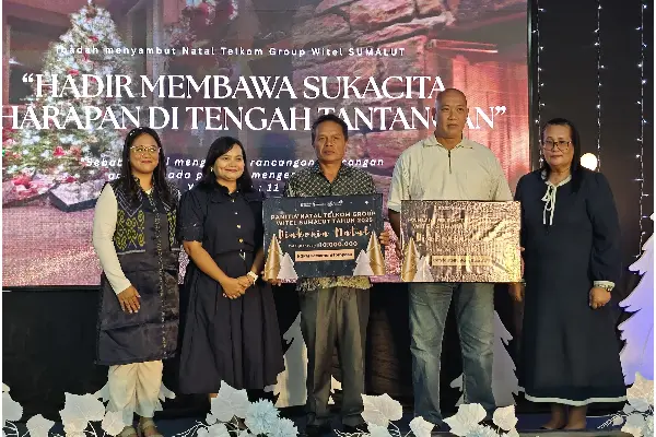 Natal Telkom Witel Sumalut 2025, Hadirkan Harapan di Tengah Tantangan