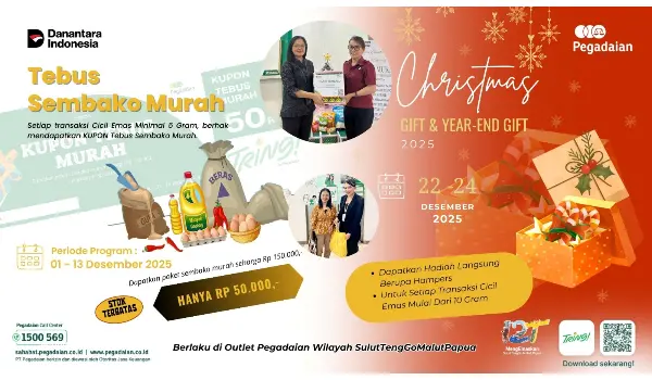 Pegadaian Kanwil V Manjakan Nasabah Cicil Emas dengan Beragam Promo