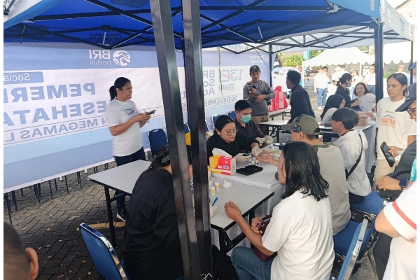 BRI Peduli untuk Indonesia Sehat, Pemeriksaan Kesehatan Gratis Digelar di Manado