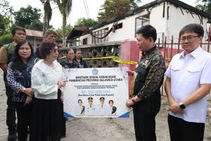 Pascakebakaran, Pemprov Sulut Kucurkan Rp250 Juta untuk Panti Werdha Damai Manado