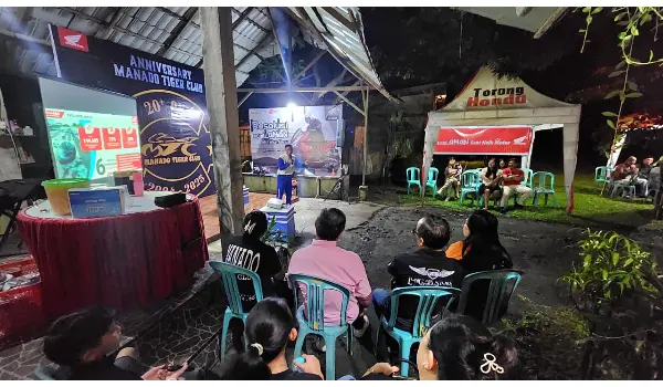 DAW Gelar Edukasi Safety Riding Bersama Komunitas Honda Manado Tiger Club