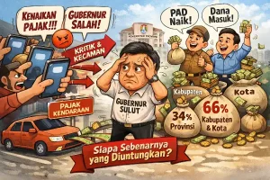 Kabupaten/Kota Terima Porsi Terbesar Pajak Kendaraan, Mengapa Gubernur Yulius Selvanus yang Dikecam?