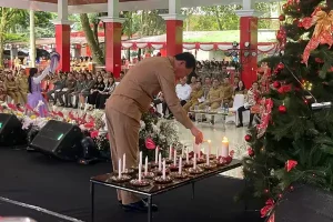 Pesan Menyejukkan Victor Mailangkay di Perayaan Natal Bersama Pemkab Minahasa Utara