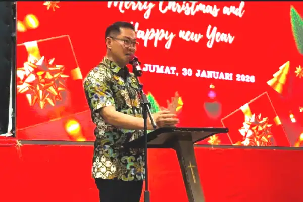 Pesan Tegas Joune Ganda di Ibadah Natal Rukun Ganda Babasudara: Berhentilah Bersungut-sungut!