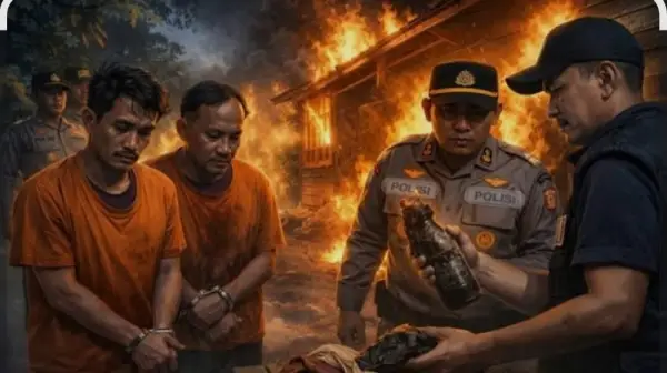 Dua Remaja Diamankan Polisi, Diduga Pelaku Pembakaran Rumah Kosong di Bitung