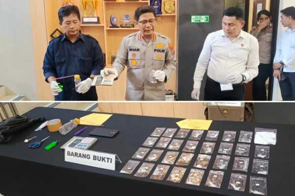Sat Narkoba Polresta Manado Bongkar Peredaran Sabu, Residivis Ditangkap dengan 84 Gram Barang Bukti