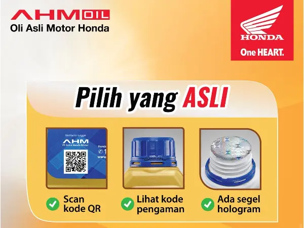 Waspada Oli Palsu, AHM Oil Edukasi Konsumen Lewat 3 Cara Mudah Cek Keaslian