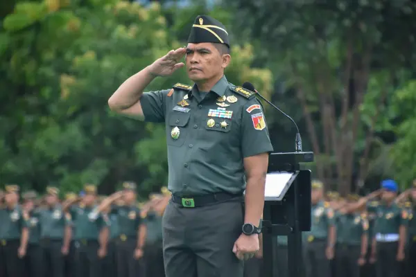 Pelihara Jiwa Nasionalisme Prajurit, Kodam Merdeka Rutin Laksanakan Upacara Bendera Tiap Minggu
