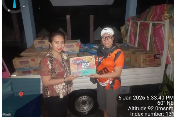 Torang pe Bank Hadir di Saat Sulit, BSG Bantu Korban Banjir Bandang Siau