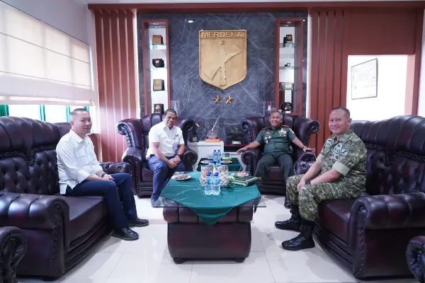 Pangdam XIII/Merdeka Terima Audiensi Kepala BWS Sulawesi I, Bahas Air dan Penanganan Bencana