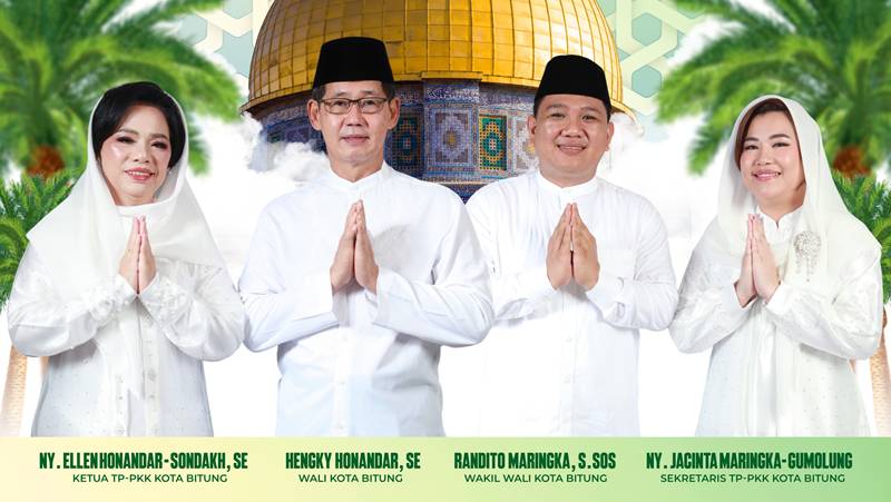 Pemkot Bitung Ucapkan Selamat Memperingati Isra Mi’raj 1447 Hijriah