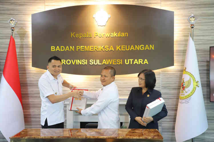 Terima Laporan BPK, Bupati Ronald Kandoli Pastikan Anggaran Mitra Tepat Sasaran