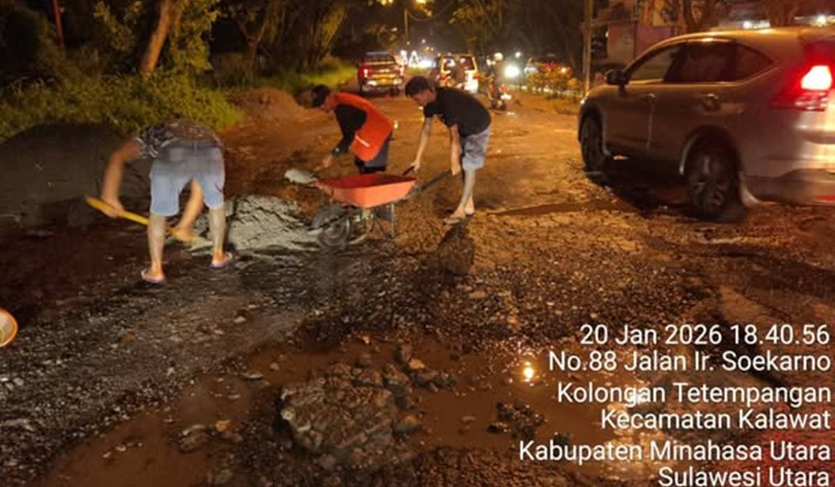 Dinas PU Sulut Pastikan Perbaikan Jalan Ir Soekarno Minut Direalisasikan Tahun 2026