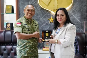 Perkuat Kerja Sama, Pangdam XIII/Merdeka Terima Kunjungan Regional CEO BRI Region 16 Manado