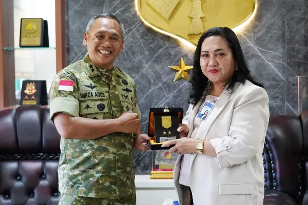 Perkuat Kerja Sama, Pangdam XIII/Merdeka Terima Kunjungan Regional CEO BRI Region 16 Manado
