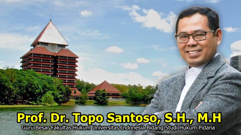Kasus Haji Halim, Ini Tanggapan Perumus KUHAP 2025  Prof Dr Topo Santoso SH MH