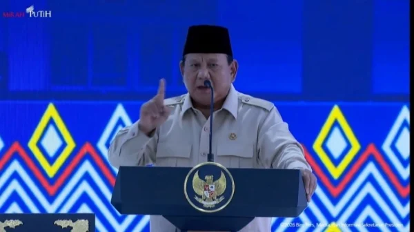 Presiden Prabowo Subianto. [Bidik layar/Suara.com]