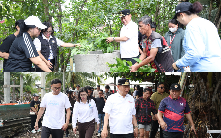 Wagub Victor Mailangkay Pimpin Kerja Bakti Gerakan ASRI di Pesisir Manado, Wujud Nyata Jaga Kebersihan dan Pariwisata