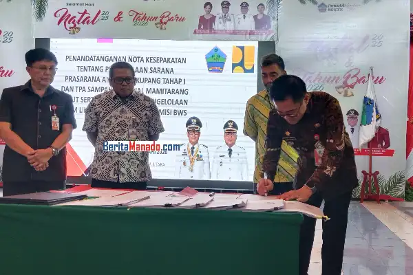 Penandatanganan Kesepakatan Infrastruktur Air dan TPA Regional, Joune Ganda Tekankan Pemenuhan Kebutuhan Dasar Masyarakat
