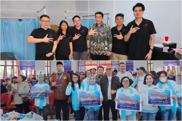 Sentuhan Kasih di Tondano: RSUP Kandou Manado dan HATI Indonesia Gelar Pengobatan Gratis