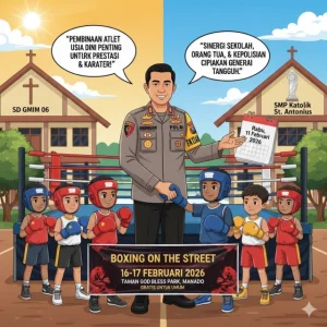 KBP Alexander Panelewen: Boxing on The Street Jadi Ajang Pembinaan Karakter Generasi Muda