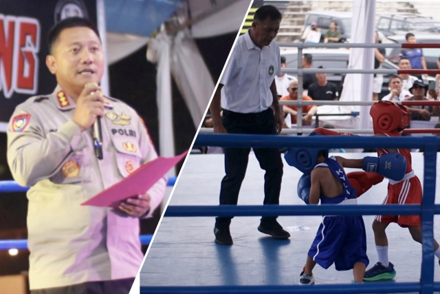 160 Petinju Amatir Ikuti 'Boxing on The Street', Ajang Cari Bibit Atlet Sulut