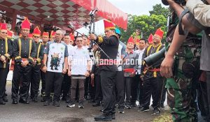 Yulius Selvanus Tutup Merah Putih Panahan Sulut Open Gubernur Cup, Lepas Anak Panah Jadi Simbol Semangat Juang