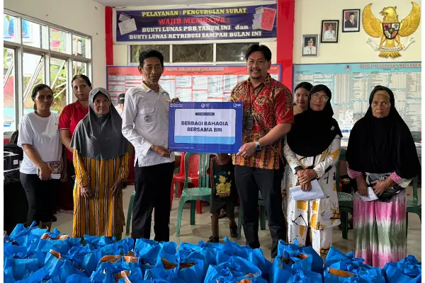 Dari BRI Region 16 Manado untuk Masyarakat: Berbagi Bahagia di Penghujung Perayaan HUT