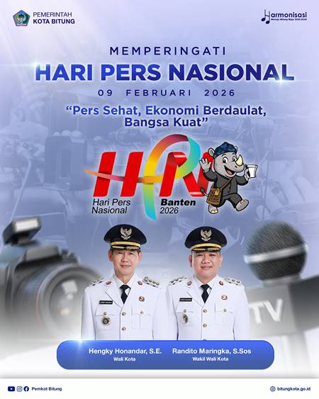 HPN 2026, Wali Kota Bitung Tegaskan Peran Strategis Pers Tangkal Hoaks dan Kawal Pembangunan