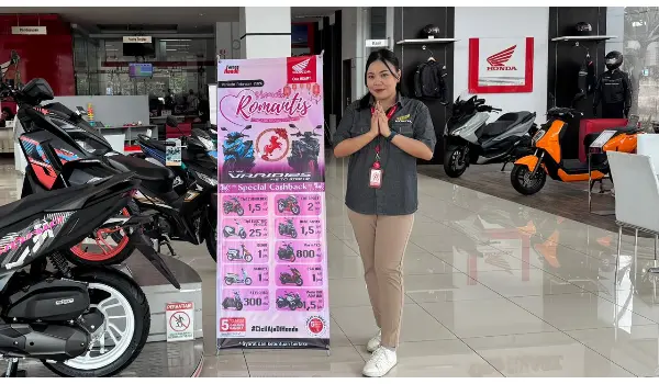 Bulan Kasih, Honda Romantis Permudah Miliki Motor dengan DP Mulai 10 Persen