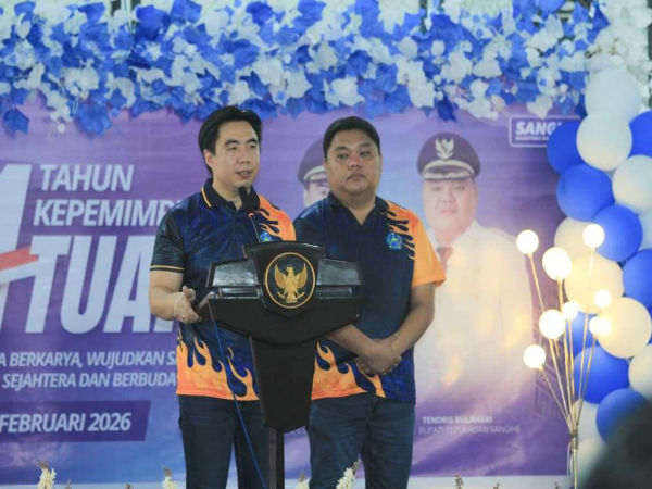 Refleksi Satu Tahun TUARI, Pemkab Sangihe Resmikan GOR Membara