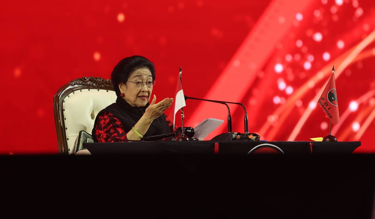 Ketua Umum PDI Perjuangan (PDIP), Megawati Soekarnoputri.