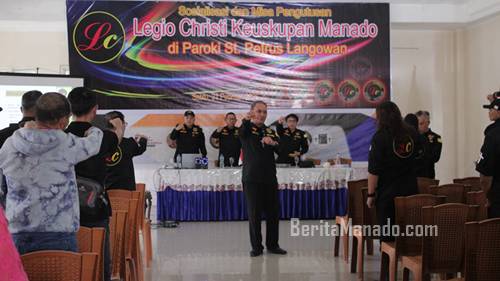 Sosialisasi Legio Christi di Langowan, Legioner Diminta Tegakkan Asas Organisasi