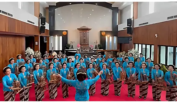 1.700 Peserta dari 21 Daerah Ramaikan Pasanggiri Angklung Satu Hati 2026