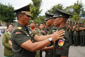 Kasdam XIII/Merdeka Tutup Dikmata TNI AD Gelombang III, Prajurit Muda Diminta Junjung Sapta Marga