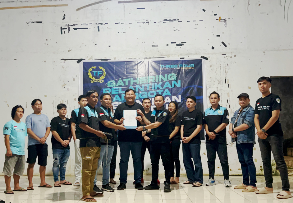 Pengurus Pusat Three Four Automoto Club Indonesia 2026-2027 Resmi Dilantik  – BeritaManado.com: Berita Terkini Kota Manado, Sulawesi Utara