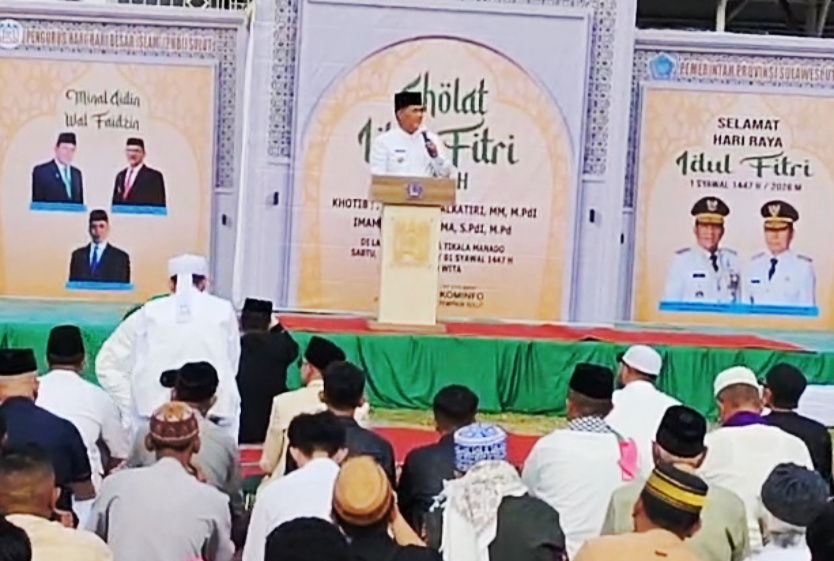Suasana Haru di Tikala, Gubernur Yulius Selvanus Sampaikan Pesan Penting di Hari Kemenangan
